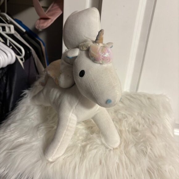 Hello Kitty 25th Anniversary Plush Riding Unicorn Rare Sanrio Toy Rare - Picture 3 of 4